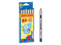 MFP Pastelky 6 barev Super Jumbo 3v1 Akvarel,voskovky,vodovky