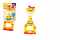 Chrastítko Kousátko Žirafa plast