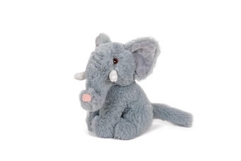 Slon sedící plyš 17cm šedivý 0m+