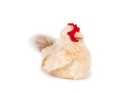 Slepice sedící plyš 14x23cm 0m+