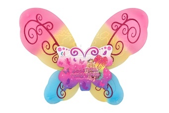 Křídla motýlí nylon 49x48cm v sáčku karneval