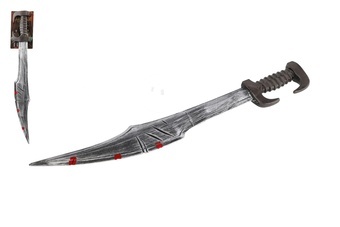 Meč pirátský plast 70cm na kartě