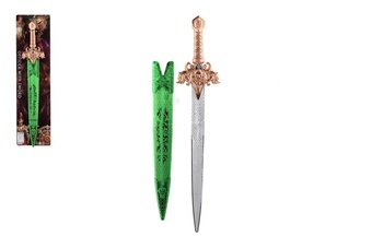 Meč elfí v pouzdře plast 54cm na kartě