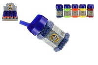 Kuličky do pistole 1200ks plast 6mm mix barev v plastové láhvi 12ks v boxu