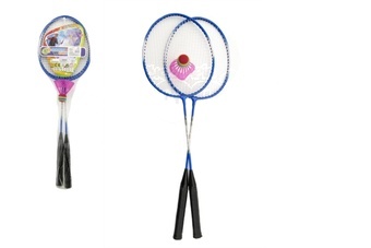 Badminton kov 2 pálky a 1 míček 3 barvy v síťce