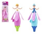 Vystřelovací víla panenka plast 17cm různé barvy