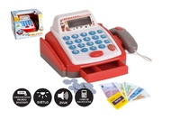 Pokladna malá digitální plastová 18cm s doplňky se zvukem a světlem