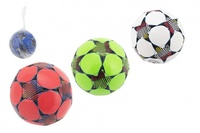 Míč fotbalový malý junior šitý různé barvy 15cm