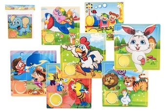 Přesouvačka hlavolam zvířátko plast 10cm mix druhů v sáčku