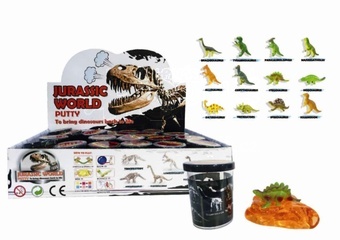 Sliz hmota 80g Dinosaurus 6cm Různé druhy