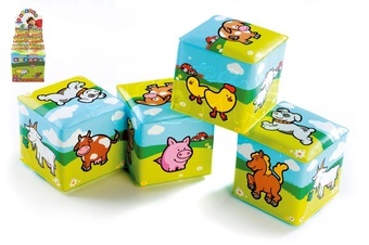Kostka Moje první zvířátka 7x7cm