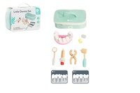 Sada zubař 18ks dřevo v látkové tašce v papírovém obalu 22x7x15cm