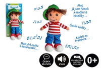 Panenka látková plyš Kluk Honzík 30cm česky mluvící