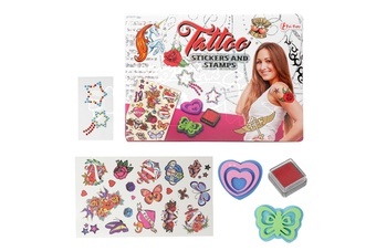 Tetování s doplňky + razítka 2ks v krabici 22x16x3,5cm