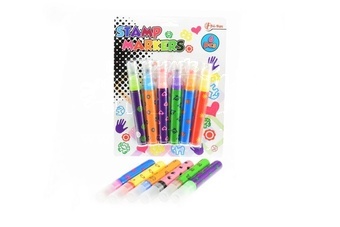 Razítko/Fix 14cm 6ks 2 druhy na kartě