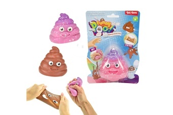 Hmota elastická sliz mačkací antistresový 7cm asst 4 druhy na kartě