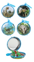 Peněženka na klíče dinosaurus kov/plast 8cm různé druhy