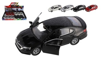 Auto Welly Škoda Octavia (new generation) kov/plast 12cm na zpětné natažení Různé druhy