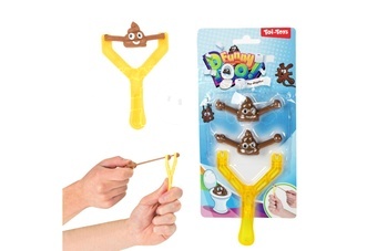 Prak vystřelovací s hovínkem