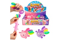 Ryba mačkací antistresová silikon třpytivý 13cm různé druhy