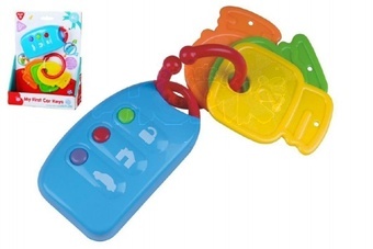 Klíče plastové + dálkové obládání se zvukem 10cm