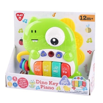 Pianko dino 15x13cm pro nejmenší na baterie se zvukem se světlem v krabici 17,5x15,5cm
