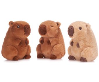 Kapybara plyšová 22cm různé barvy