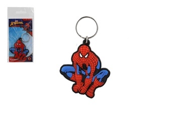 Přívěsek na klíče/Klíčenka Spiderman sedící gumový 6cm v sáčku