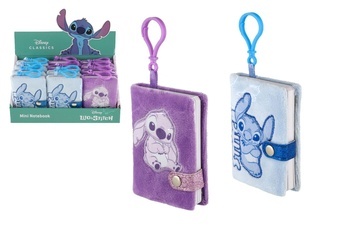 Zápisník mini plyšový přívěsek Lilo & Stitch různé druhy