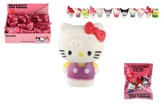 Figurka Hello Kitty a přátelé 3D guma mix druhů
