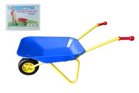 Plechové kolečko Yupee velké modré 78x40x32cm