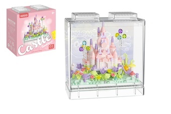 Stavebnice mini KOCO Letní hrad plast 412ks v krabičce 11x12x5cm