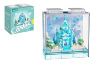 Stavebnice mini KOCO Zimní hrad plast 381ks v krabičce 11x12x5cm