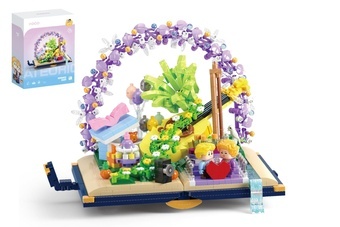Stavebnice mini KOCO Romantika plast 1222ks v krabičce 15x20x8cm