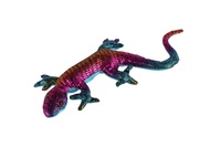 Ještěrka plněná pískem 220 g mačkací antistresová látka 26cm v sáčku