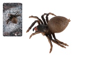 Pavouk antistresový natahovací silikon 10cm na kartě