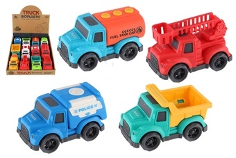 Auto nákladní Eco plast 10cm na volný chod různé druhy