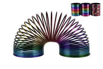 Spirála pružina barevná plast průměr 8,5cm