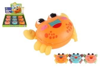 Krab zmáčkni a jeď plastový 11x8cm na zpětné natažení různé druhy