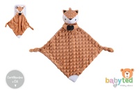 Srneček usínáček babyted, kousátko, chrastítko plyš 25x25cm na kartě v sáčku 0m+