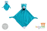 Medvídek usínáček babyted kousátko, chrastítko plyš 25x25cm na kartě v sáčku 0m+