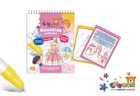 Kouzelné malování vodou/blok s tužkou princezny created 4 listy 17x23x2cm