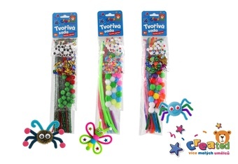 Tvořivá sada created 5 druhů v sáčku 8x38cm