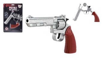 Kovová Pistole Revolver na kapsle 8 ran 22cm