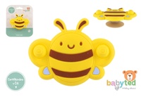 Točáček včelka babyted silikon/plast 9x7cm na kartě 0m+