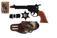 Pistole klapací s doplňky plastová 22cm