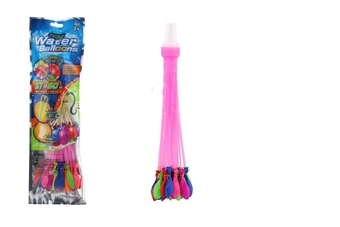 Vodní bomby 37ks s nástavcem na kohoutek v sáčku 10x32cm