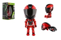 Figurka motorkáře ohebná kov/plast 12cm v krabičce 10,5x16,5cm