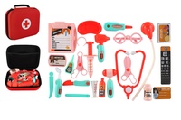 Doktorská sada s doplňky látka/plast v látkovém kufříku