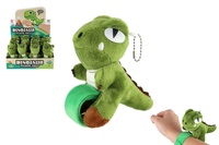 Náramek na ruku dinosaurus plyš/plast 13cm Různé druhy